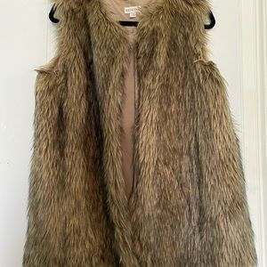 Merona Faux Fur Vest